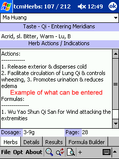 Pocket tcmHerbs, Now with Formula Builder